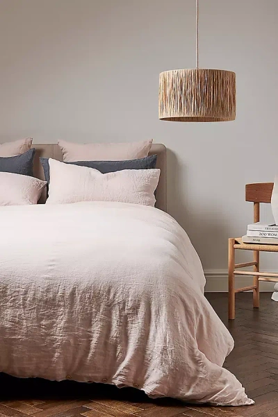 Bedfolk Rose Linen Pillowcases, Set Of 2