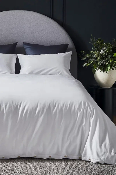 Bedfolk White Luxe Cotton Pillowcases, Set Of 2