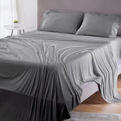 Bedgear Dri-tec Bed Sheet Set - Moisture Wicking, Breathable, Soft Sheets For Hot Sleepers In Gray