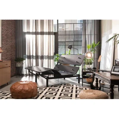Bedgear Flex L Adjustable Bed - Multi-angle Adjustability - Wireless Remote Control