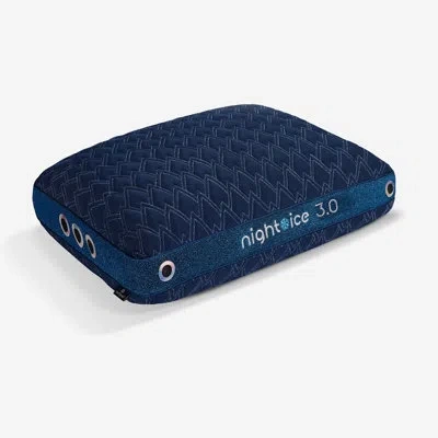 Bedgear Night Ice Performance Pillow - Triple Cooling - Medium Soft For All Sleep Positions In Blue
