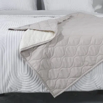 Bedgear Sherpa Performance® Throw Blanket Reversible In Stone