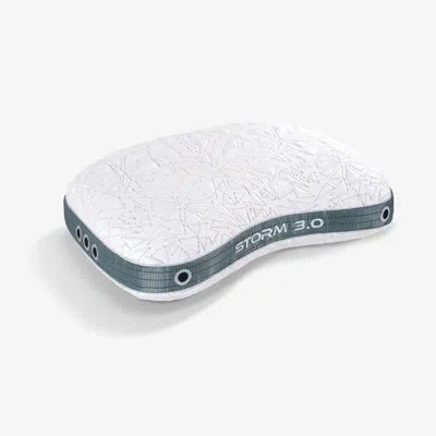 Bedgear Storm Cuddle Curve Performance Cooling Pillow For Side Sleepers- Medium Firmness In White