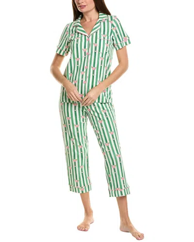 Bedhead 2pc Crop Pajama Set In Green