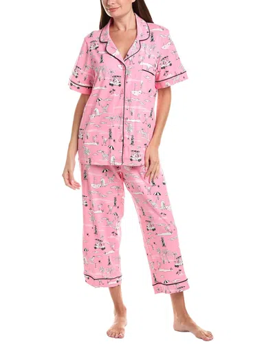 Bedhead 2pc Crop Pajama Set In Pink
