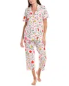 Bedhead 2pc Cropped Pajama Set In Multi
