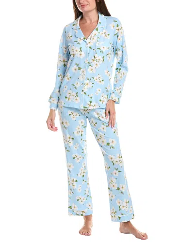 Bedhead 2pc Long Pajama Set In Blue