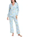 Bedhead 2pc Long Pajama Set In Blue
