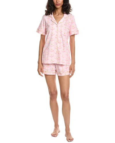 Bedhead 2pc Pajama Short Set In Pink