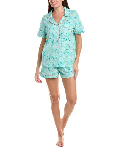 Bedhead 2pc Short Pajama Set In Blue