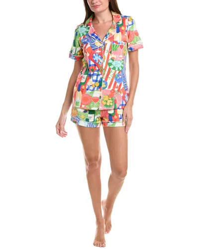 Bedhead 2pc Short Pajama Set In Green