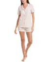 Bedhead 2pc Short Pajama Set In Pink