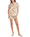 Bedhead 2pc Short Pajama Set In White