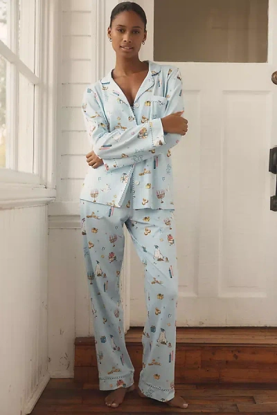 Bedhead Love And Light Pajama Set In Blue