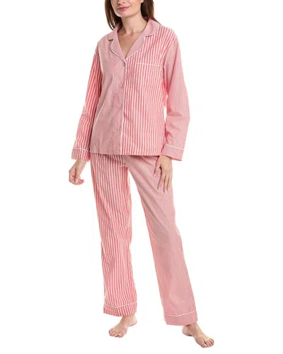 Bedhead Pajamas 2pc Top & Pant Pajama Set In Red