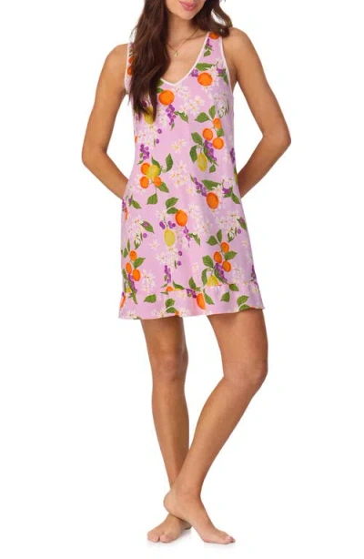 Bedhead Pajamas Citrus Blossom Stretch Jersey Chemise