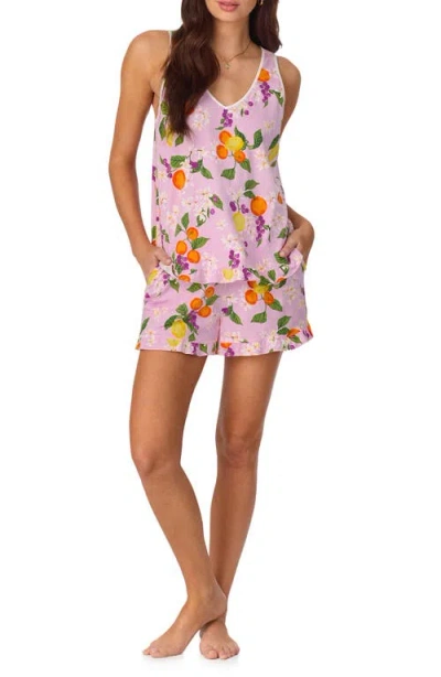 Bedhead Pajamas Citrus Blossom Stretch Jersey Short Pajamas