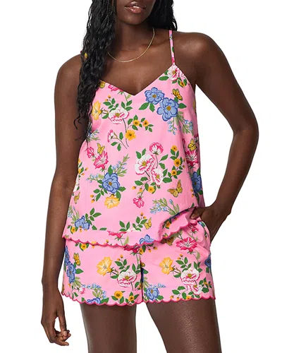 Bedhead Pajamas Cotton Poplin Cami Shorts Pajama Set In Pink