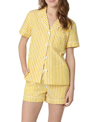 Bedhead Pajamas Cotton Sateen Short Sleeve Pajama Set In Multi
