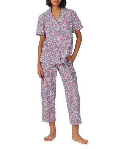 Bedhead Pajamas Cropped Pajama Set In Petite Petunias