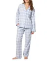Bedhead Pajamas Print Long Sleeve Cotton Jersey Pajamas In Blue