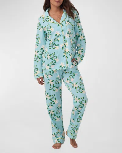Bedhead Pajamas Floral-print Organic Cotton Poplin Pajama Set In Belle Blossoms