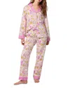 Bedhead Pajamas Organic Cotton Poplin Pajamas In Pink