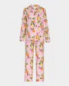 Bedhead Pajamas Fruit-print Organic Cotton Jersey Pajama Set In Citrus Blossom
