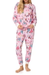Bedhead Pajamas Holiday Print Stretch Organic Cotton Pajamas In Multi