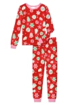 Bedhead Pajamas Unisex Christmas Printed Long Sleeve Pajama Set - Little Kid, Big Kid In Sugar Cookies