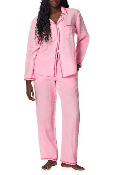 Bedhead Pajamas Linen Pajamas In Pink