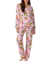 Bedhead Pajamas Fruit-print Organic Cotton Jersey Pajama Set In Citrus Blossom