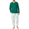 Bedhead Pajamas Long Sleeve Henley Pajama Top & Flannel Pajama Pants Set In Hit The Slopes