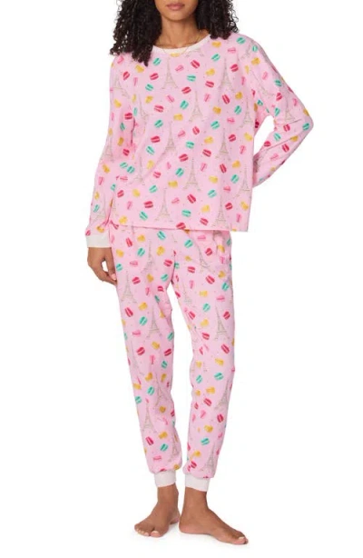 Bedhead Pajamas Long Sleeve Stretch Jersey Pajamas In Pink