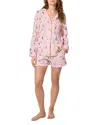 Bedhead Pajamas Parisian Print Pajama Short Set