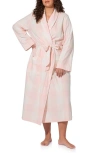 Bedhead Pajamas Print Cotton Flannel Robe In Pink