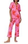 Bedhead Pajamas Print Crop Stretch Jersey Pajamas