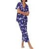 Bedhead Pajamas Print Crop Stretch Jersey Pajamas In Isabella Flora