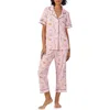 Bedhead Pajamas Print Crop Stretch Jersey Pajamas In Say Yes To Pasta