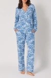 Bedhead Pajamas Print Jersey Pajamas In Blue