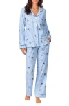 Bedhead Pajamas Printed Long Sleeve Pajama Set In Festival Of Lights