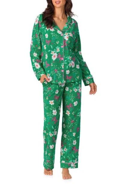 Bedhead Pajamas Print Jersey Pajamas In Green