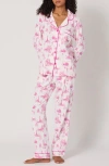 Bedhead Pajamas Print Jersey Pajamas In Pink