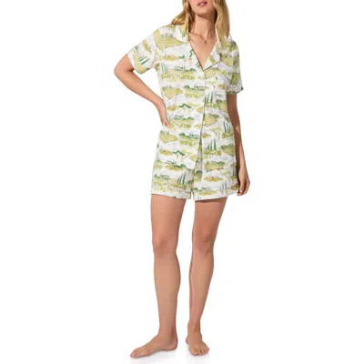 BEDHEAD PAJAMAS BEDHEAD PAJAMAS PRINT JERSEY SHORT PAJAMAS