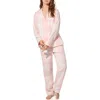 Bedhead Pajamas Print Long Sleeve Cotton Jersey Pajamas In Pink
