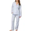 Bedhead Pajamas Print Long Sleeve Cotton Jersey Pajamas In Gray