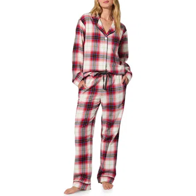 Bedhead Pajamas Print Long Sleeve Cotton Jersey Pajamas In Red