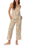 Bedhead Pajamas Print Organic Cotton Crop Pajamas In California Dreaming