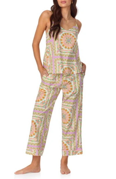 Bedhead Pajamas Print Organic Cotton Crop Pajamas In California Dreaming