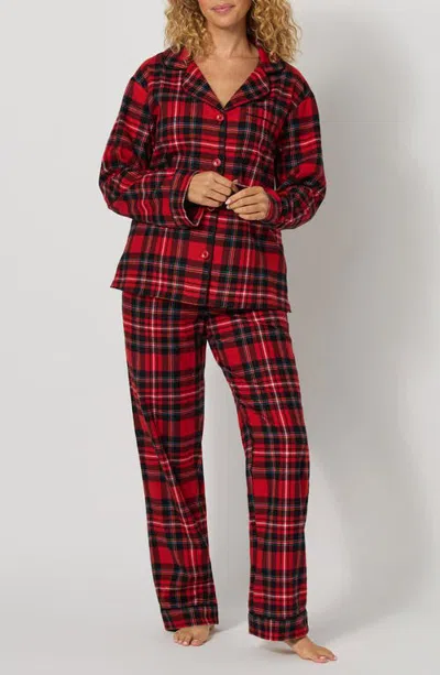 Bedhead Pajamas Print Organic Cotton Flannel Pajamas In Multi